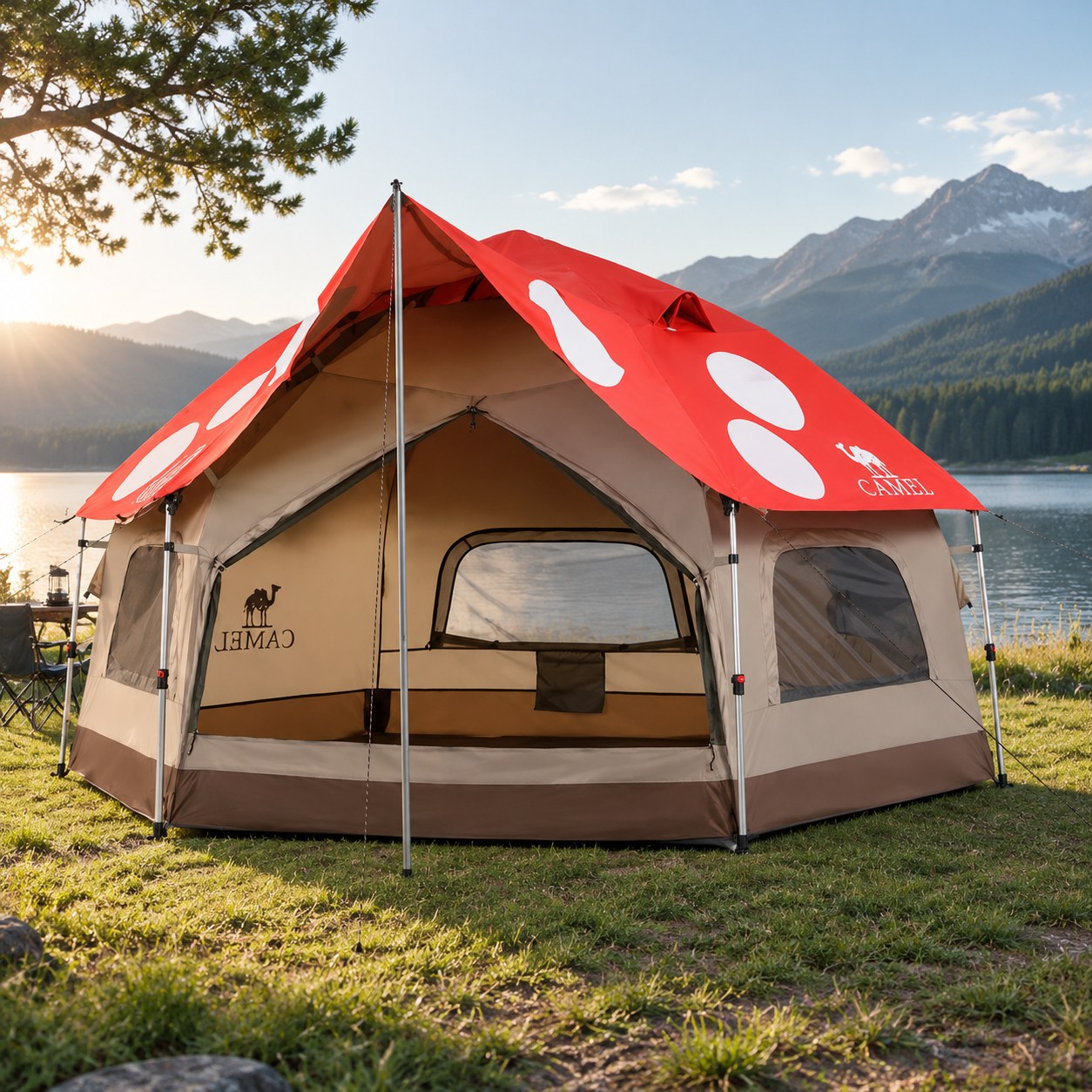 Camel Automatic Camping Tent
