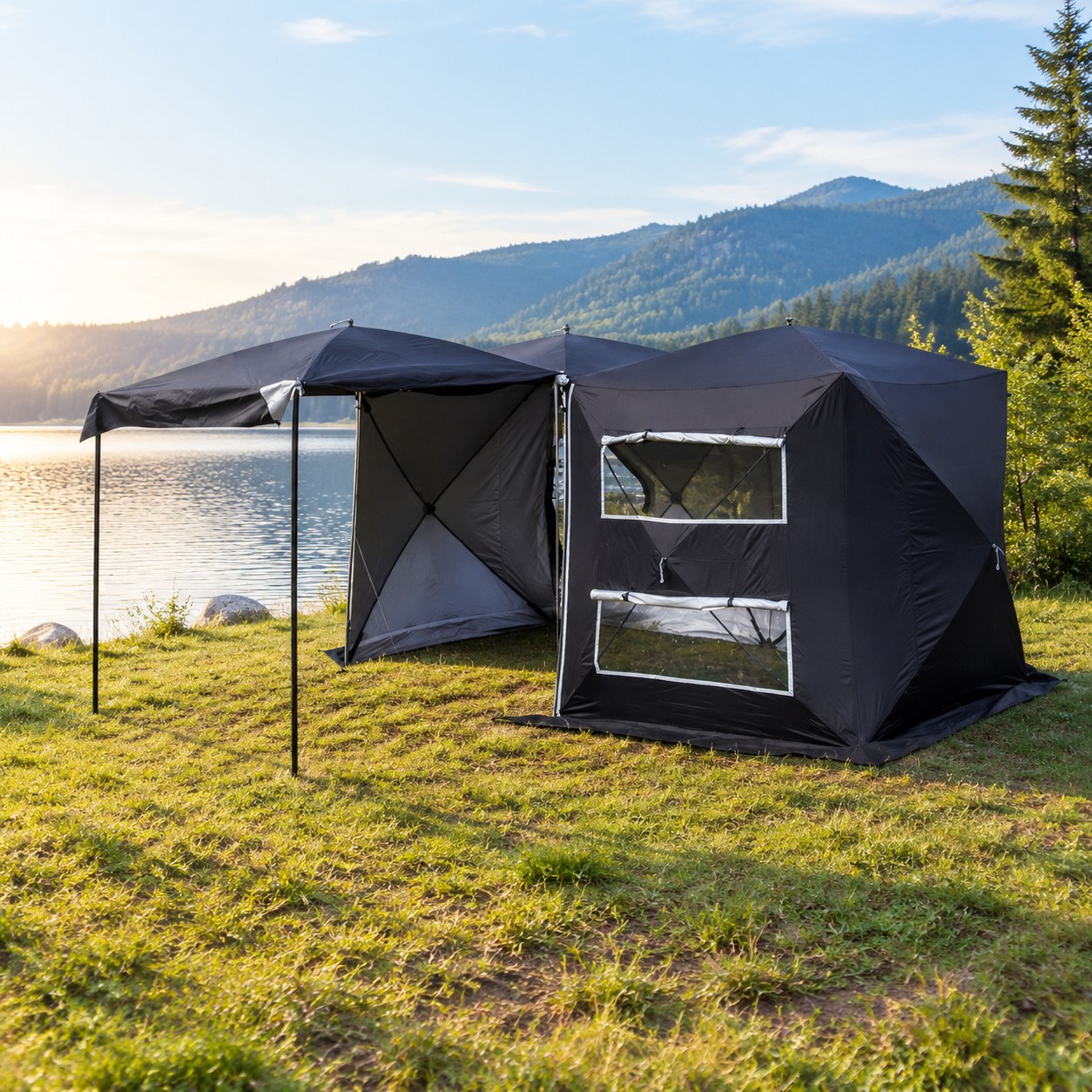Harmony Hill's Instant Pop-up Back Panel Tent — Camping and hiking