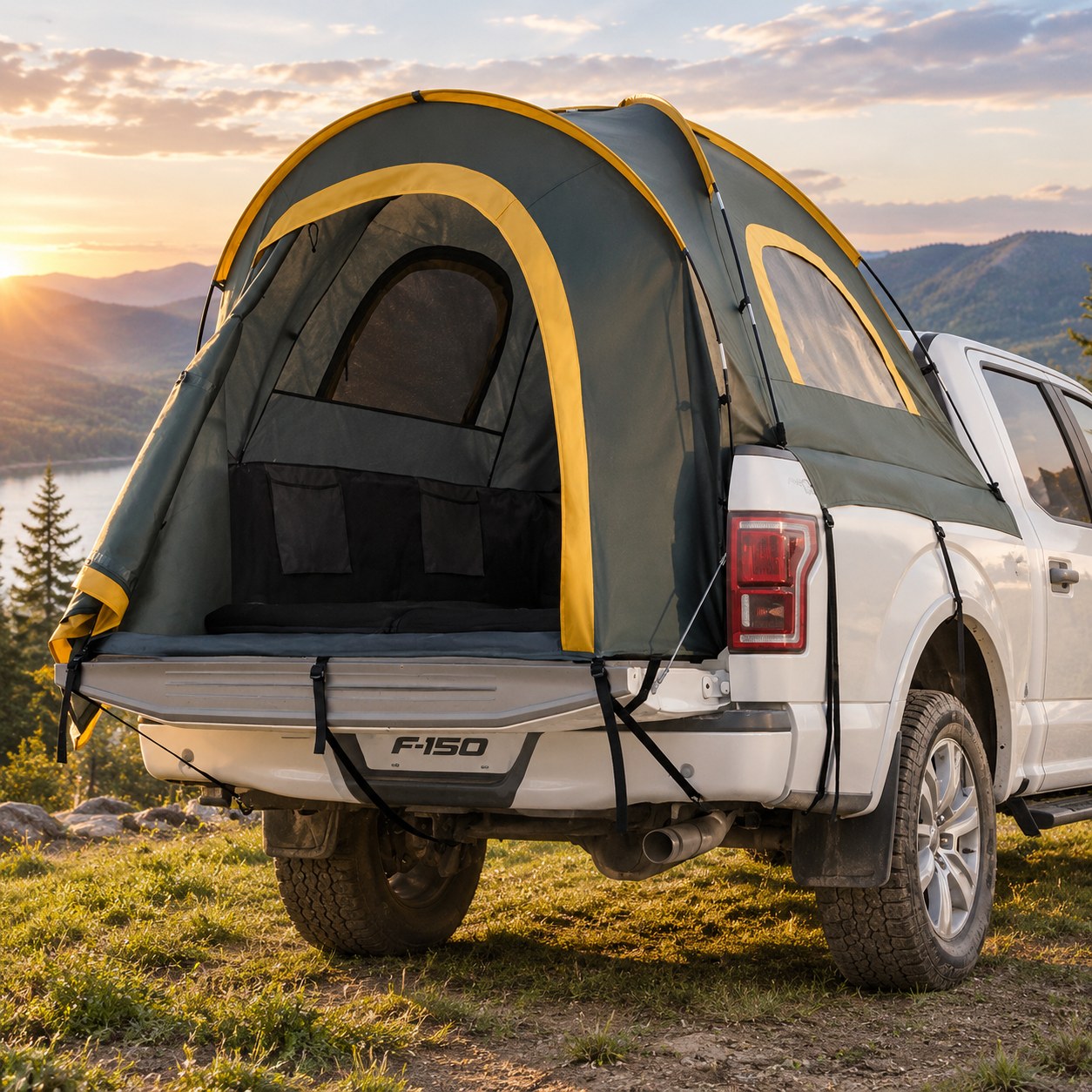 Harmony Hill's Waterproof Pickup Truck Tent for Camping