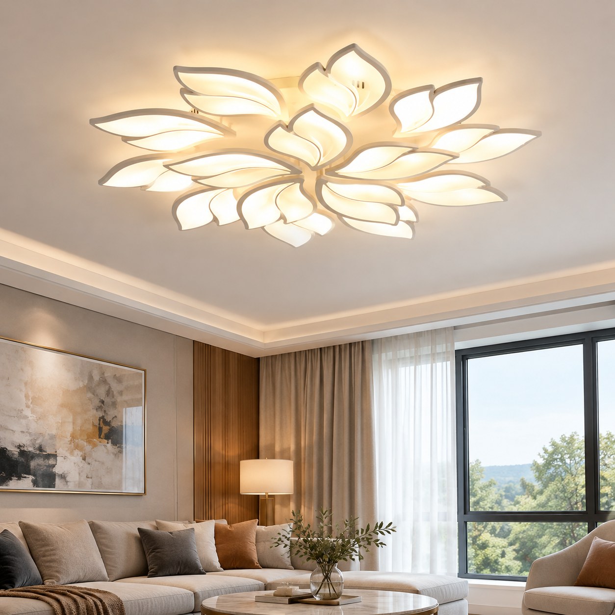 Harmony Hill's LED Ceiling Chandelier — Lighting