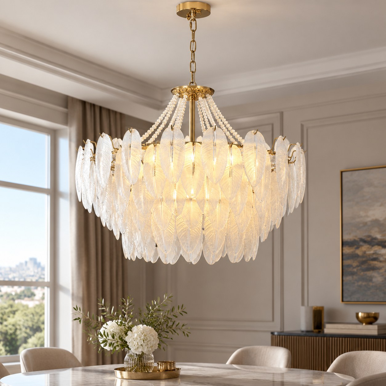 LED Chandelier Dixin AT361 — Lighting