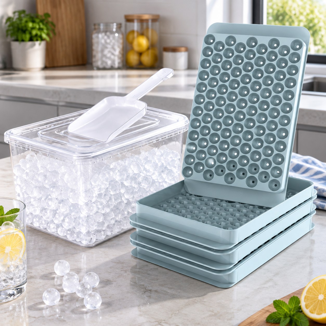 Harmony Hill's AT393 Mini Ice Cube Trays — Kitchen and tableware