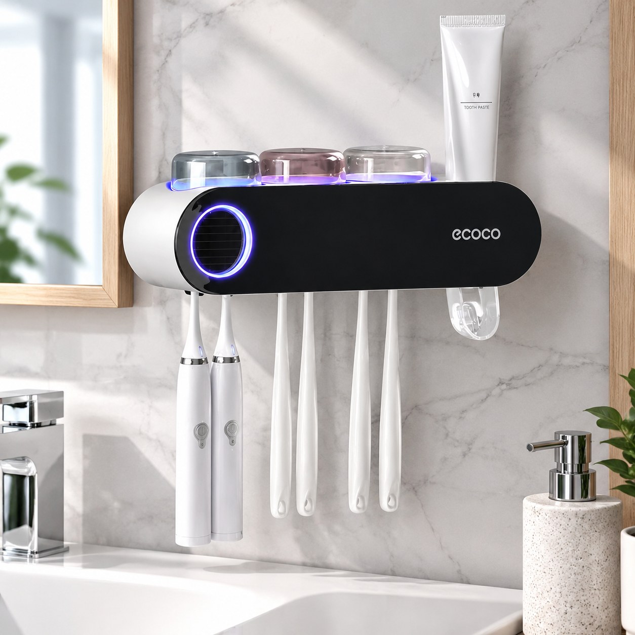 Ecoco UV Toothbrush Holder — Plumbing