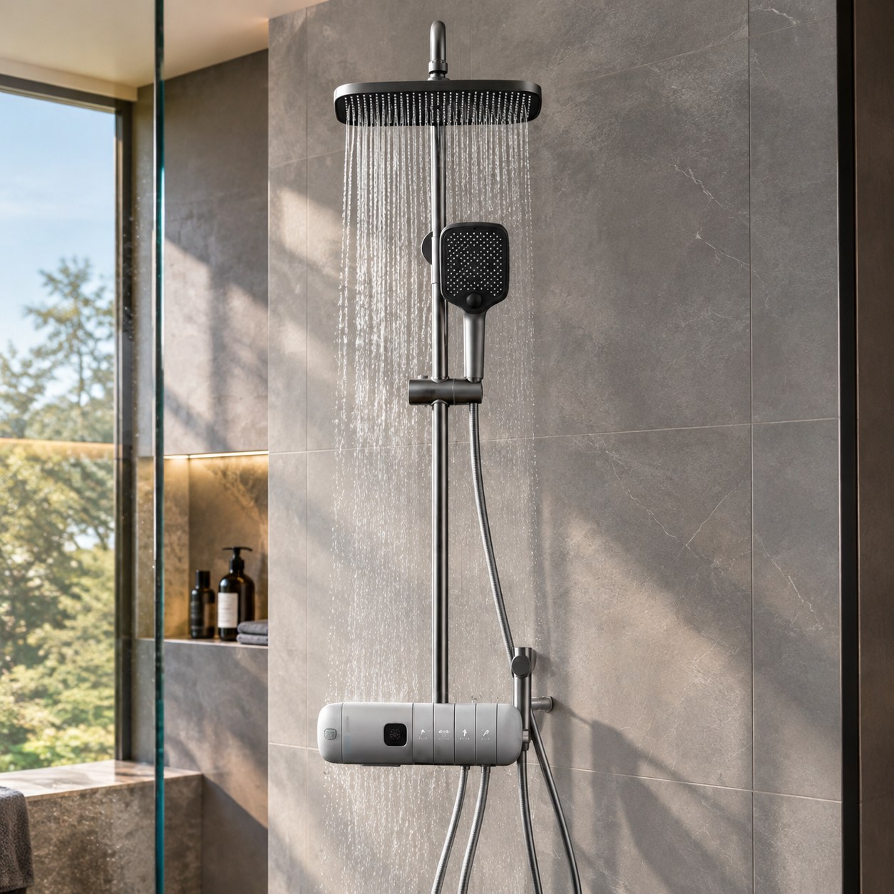 Harmony Hill's Tropical Shower System — Plumbing