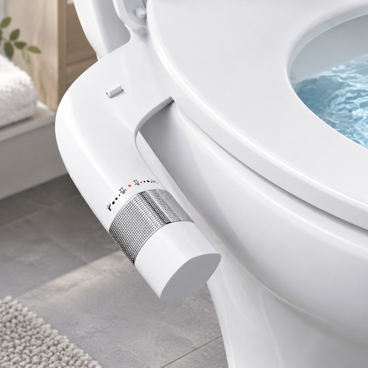 Spray Angle Ultra-thin Bidet Attachment — Plumbing