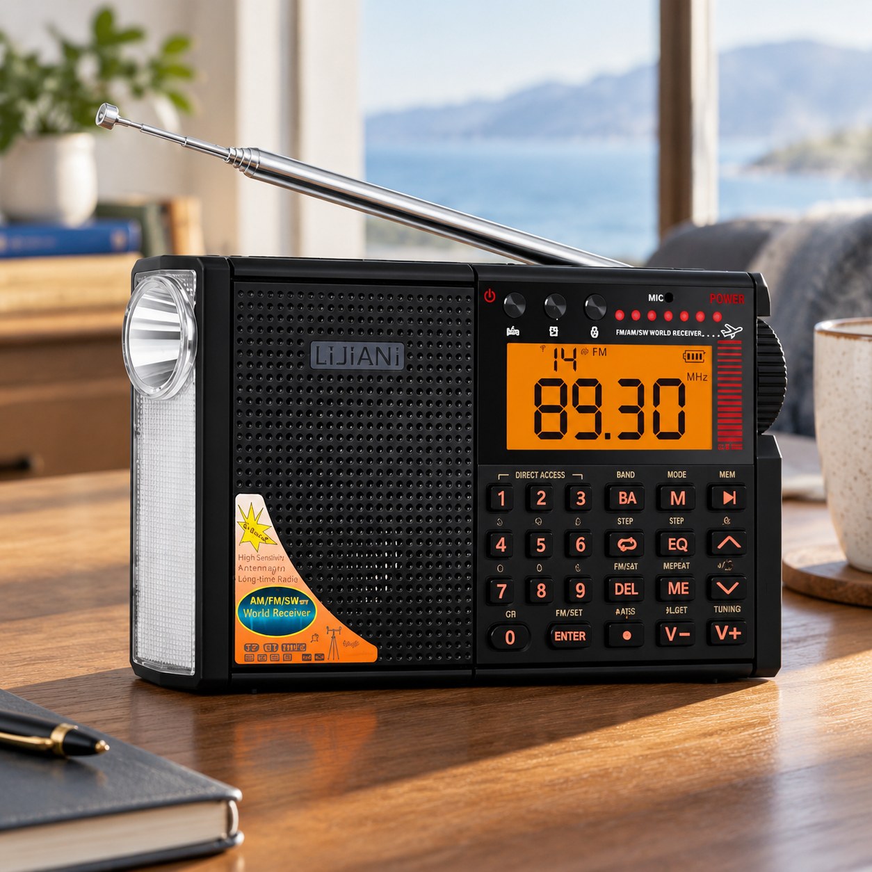 Lijiani Shortwave Radio with Alarm — Audio and video equipment