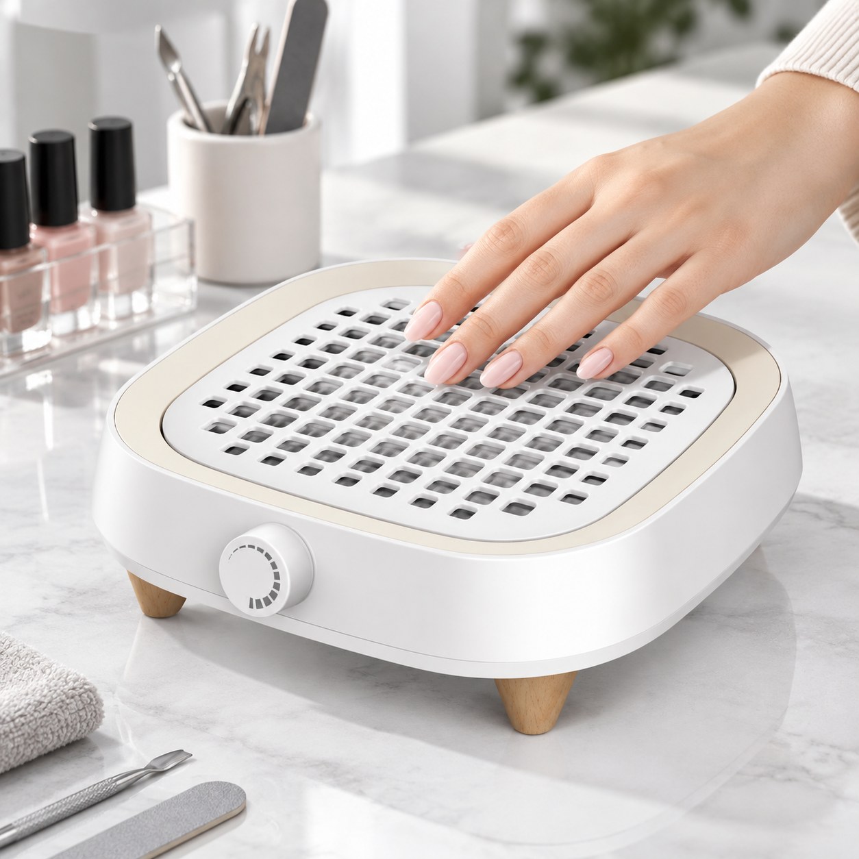 Nail Dust Collector Vacuum Cleaner Amdmg AT527 — Health and beauty