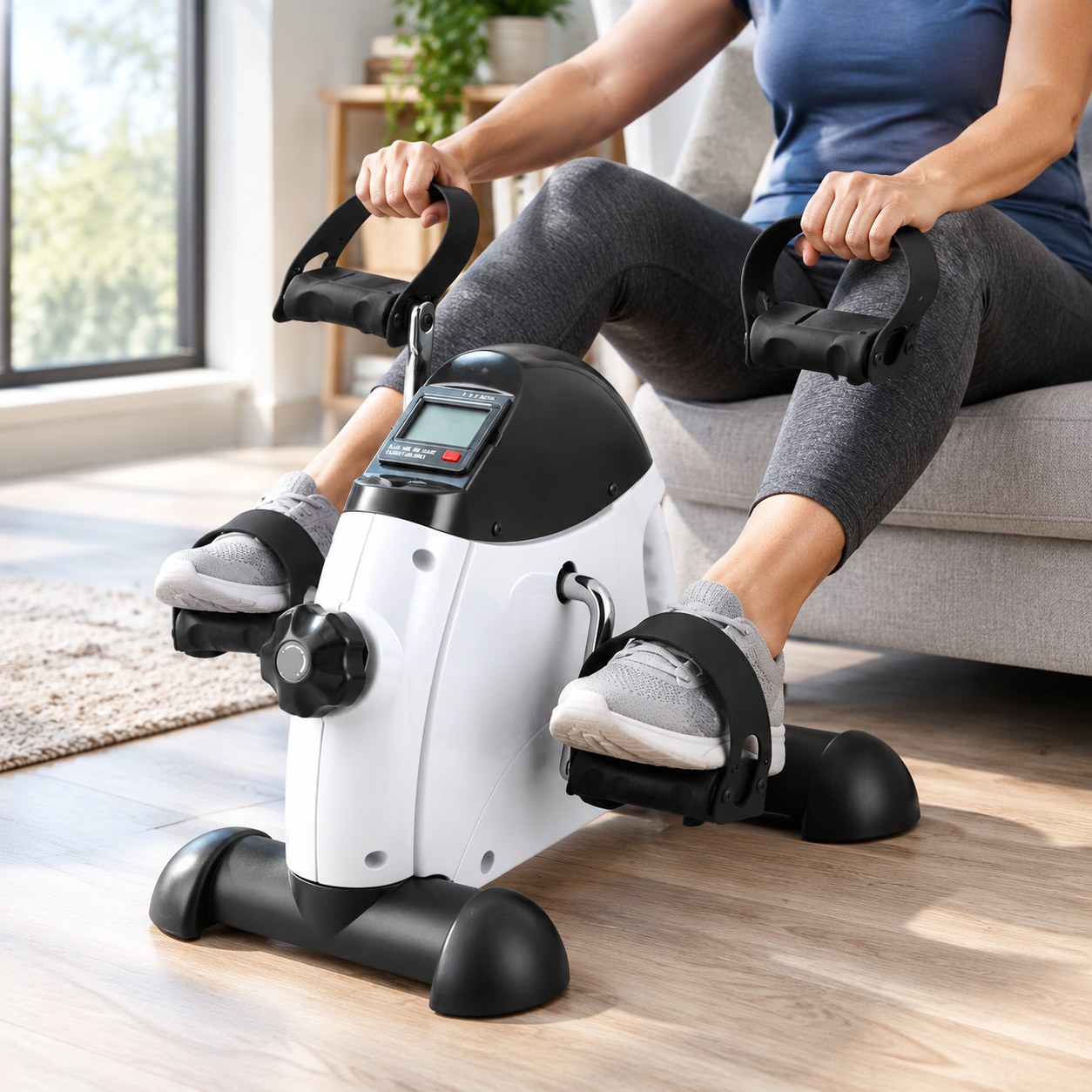 Dark Red Brand Hand and Foot Exercise Bike — Sport and outdoors