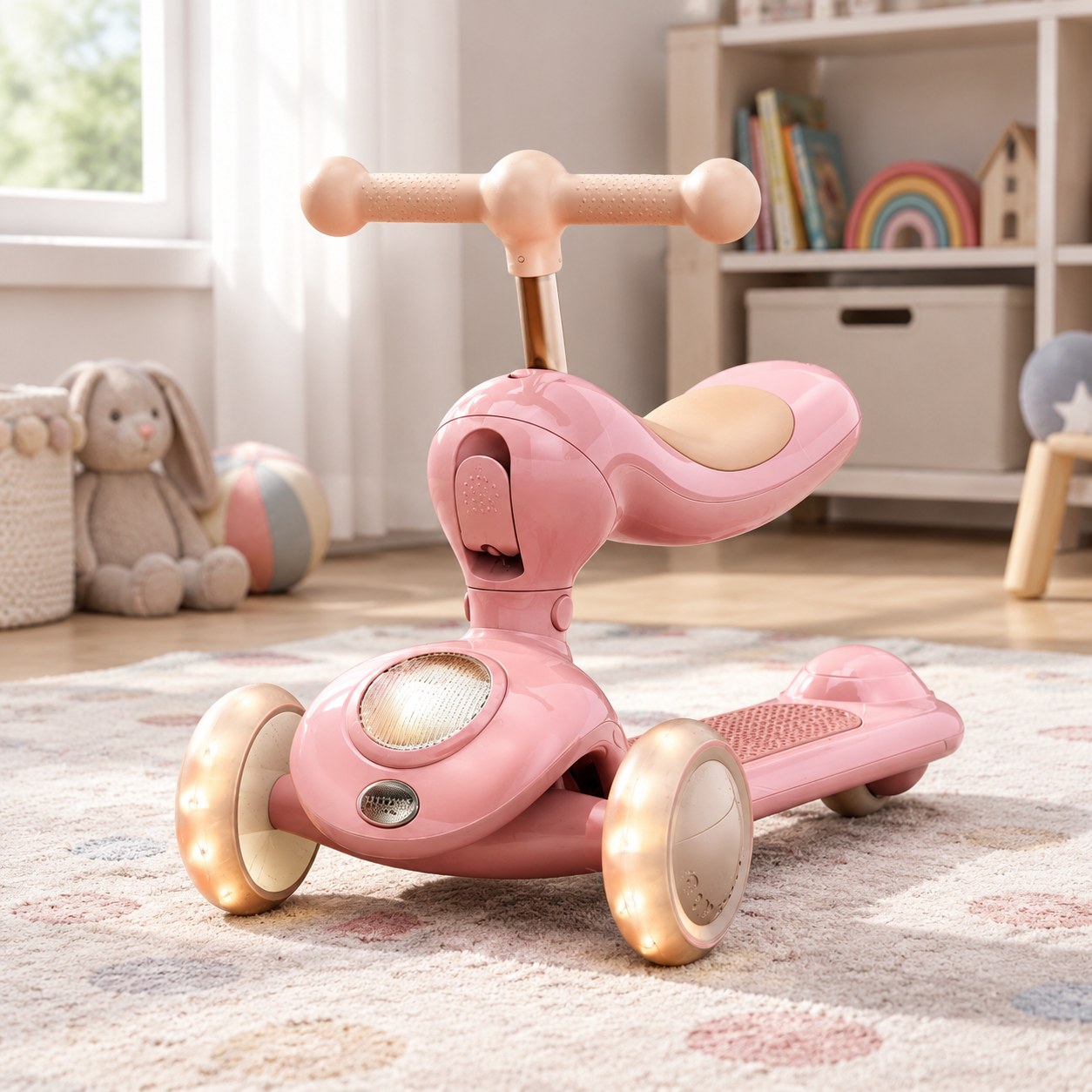Zoy Zoii 2-in-1 Kids Scooter, Pink — Sport and outdoors
