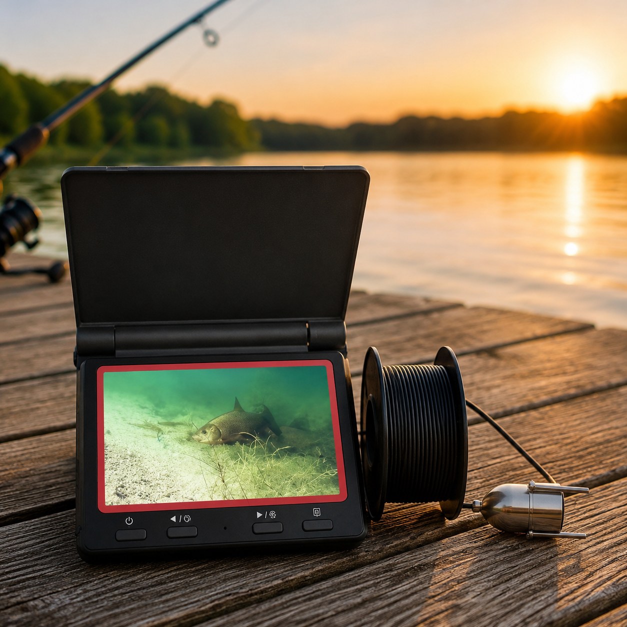 Nenurodyta Underwater Fish Finder with Night Vision — Phones and smartwatches