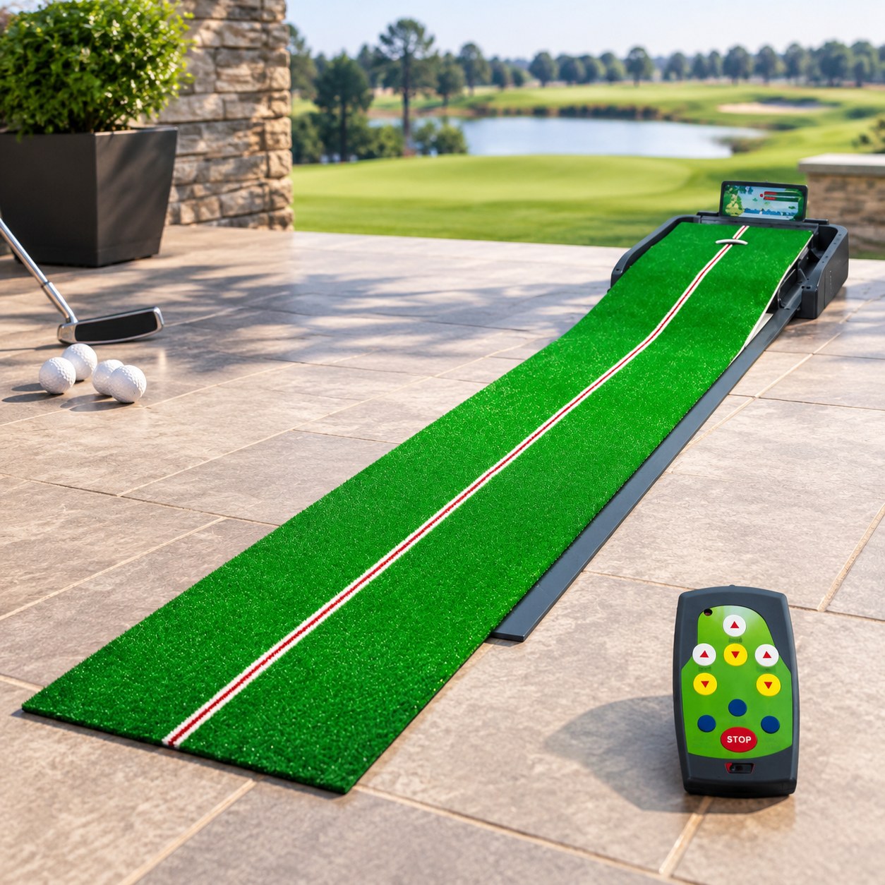 Pro Golf Electric Golf Simulator with Remote Control — Sport and outdoors