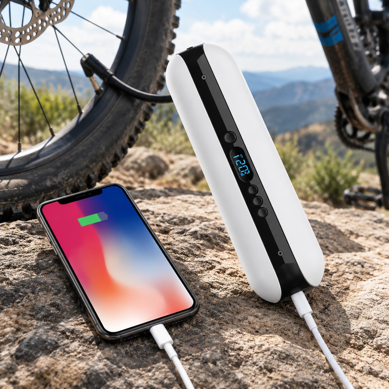 CYCPLUS Electric Bicycle Pump — Sport and outdoors