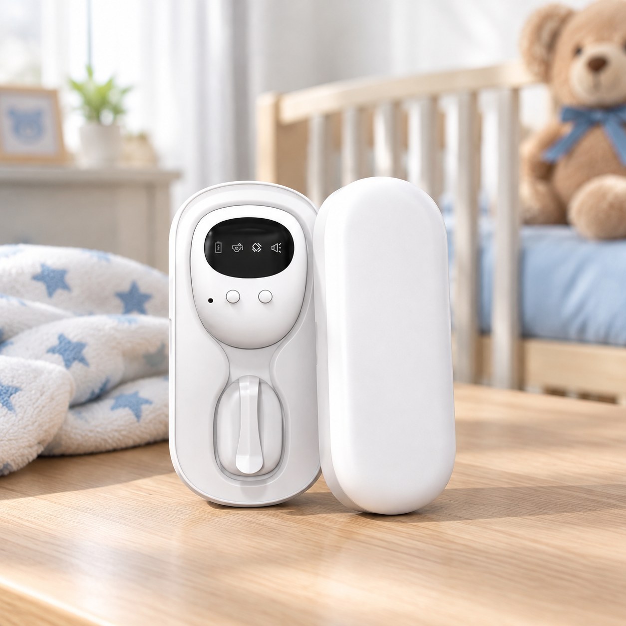 Dark Red Brand Wireless Urinary Incontinence Indicator for Children — Phones and smartwatches