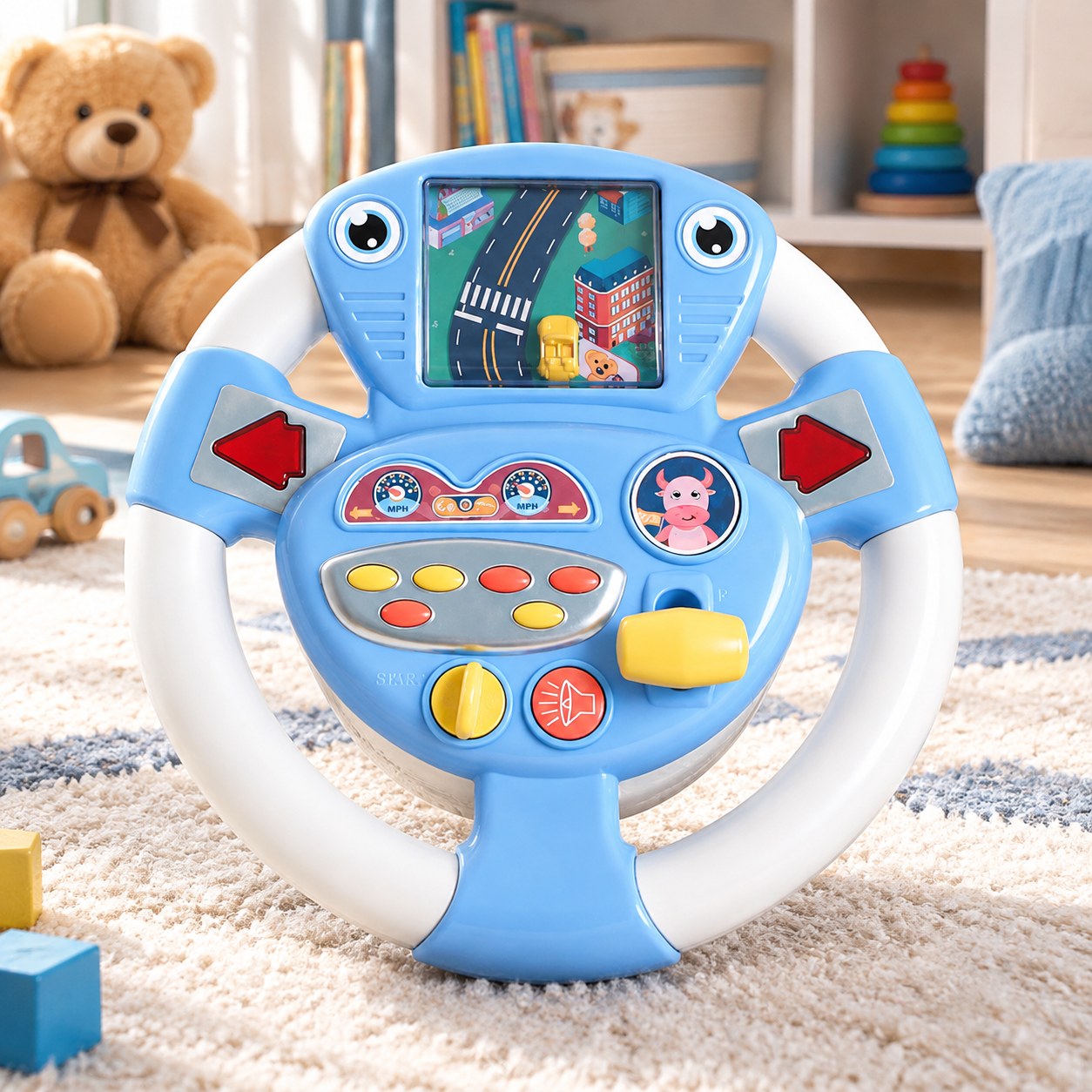 Harmony Hill's Toy Steering Wheel for Toddlers