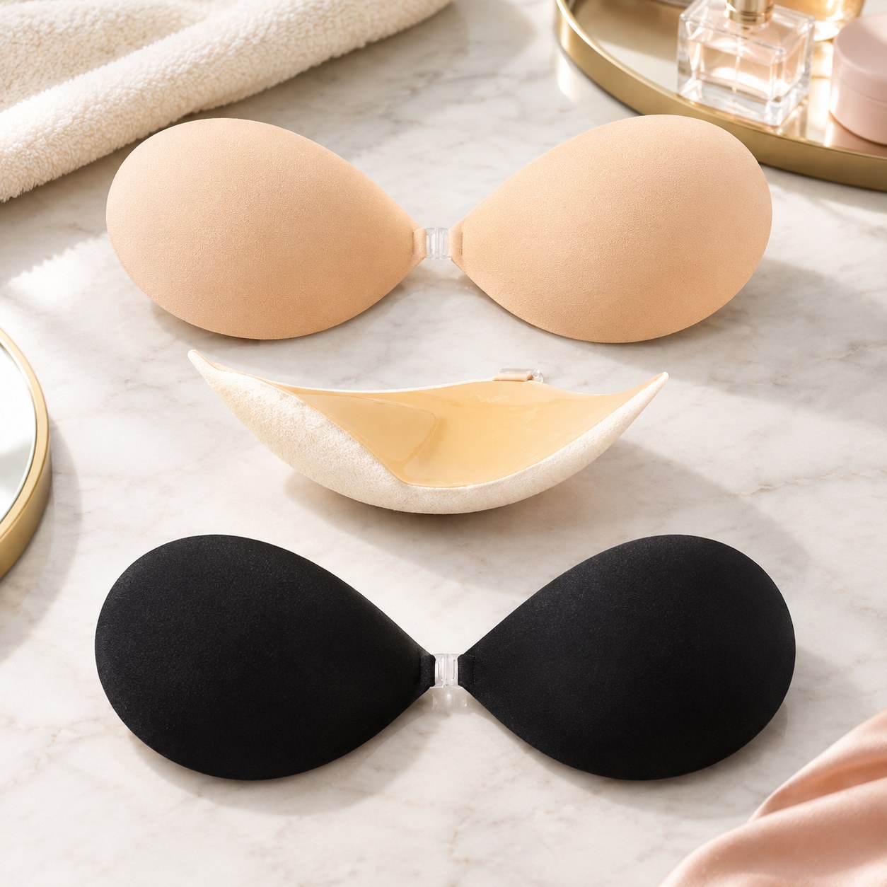 Nenurodyta Self-Adhesive Bra Set — Clothing, shoes and accessories