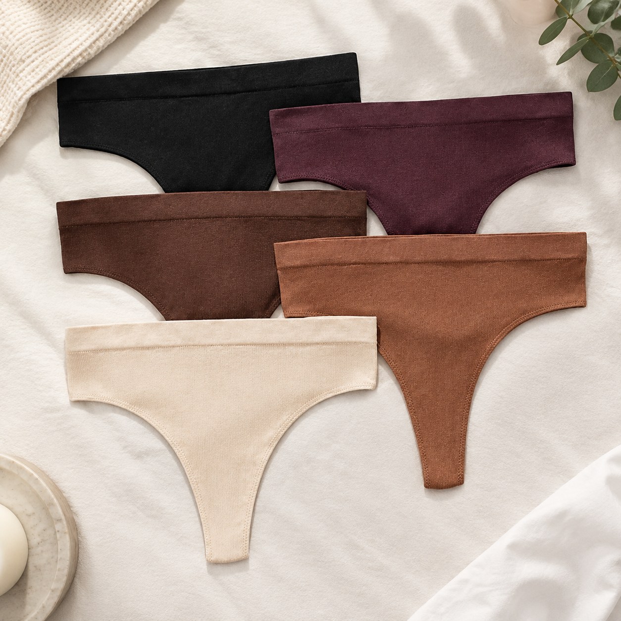 Nenurodyta Women's Panties Nude, 5 pcs. — Clothing, shoes and accessories