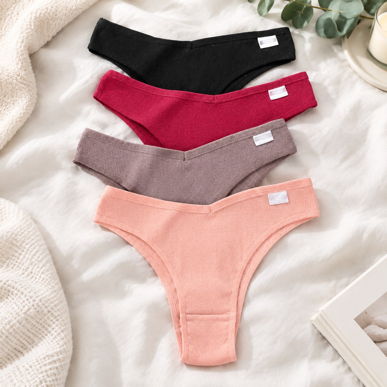 Nenurodyta Women's Comfort Panties Set, 4 pcs. — Clothing, shoes and accessories