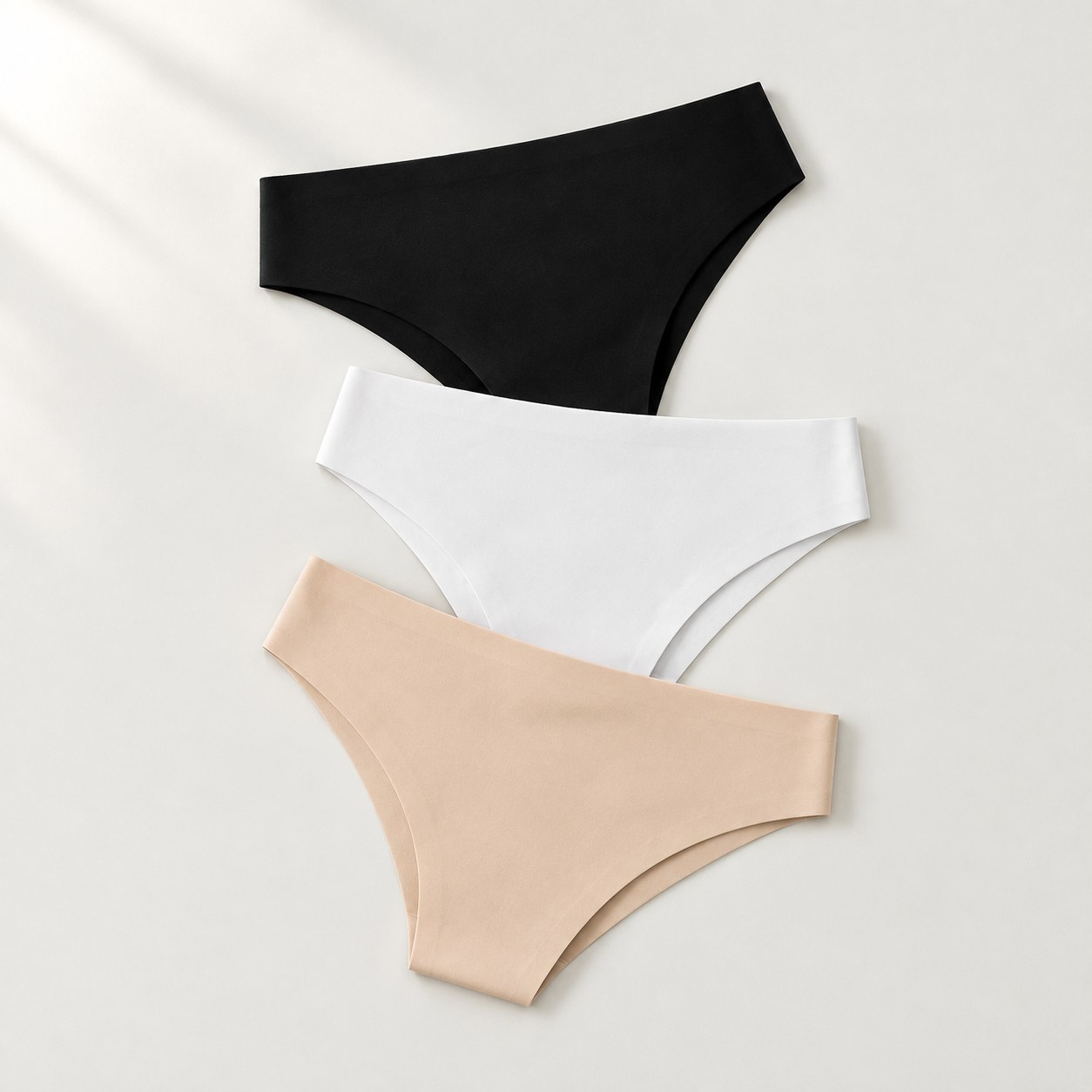 Nenurodyta Set of Three Seamless Daily Panties — Clothing, shoes and accessories