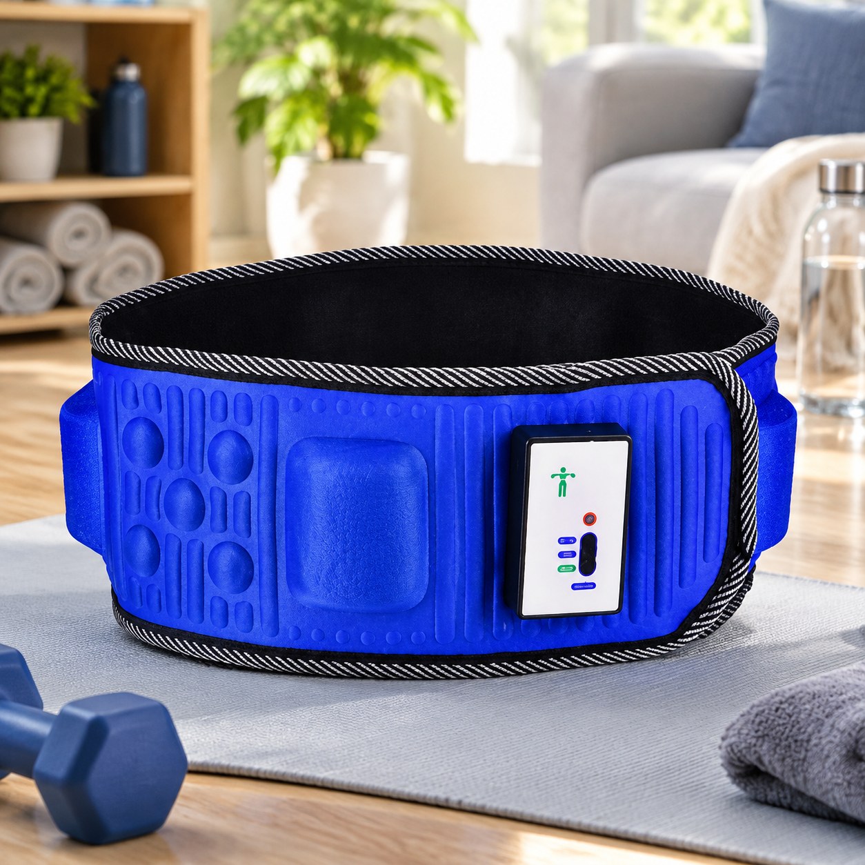 Vibration Massager Slimming Belt Dark Red Brand — Health and beauty