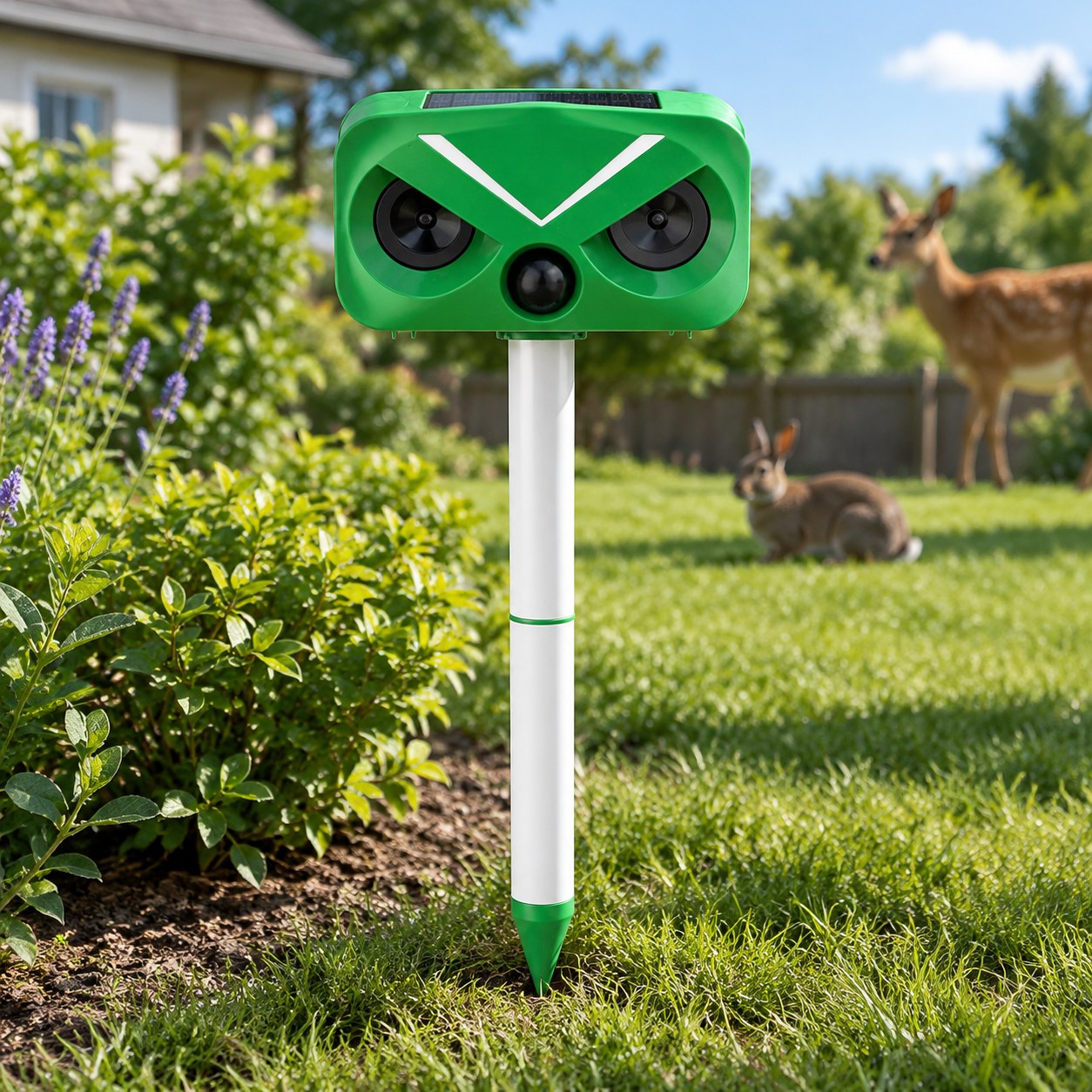 Harmony Hill's Ultrasonic Animal Repeller — Garden