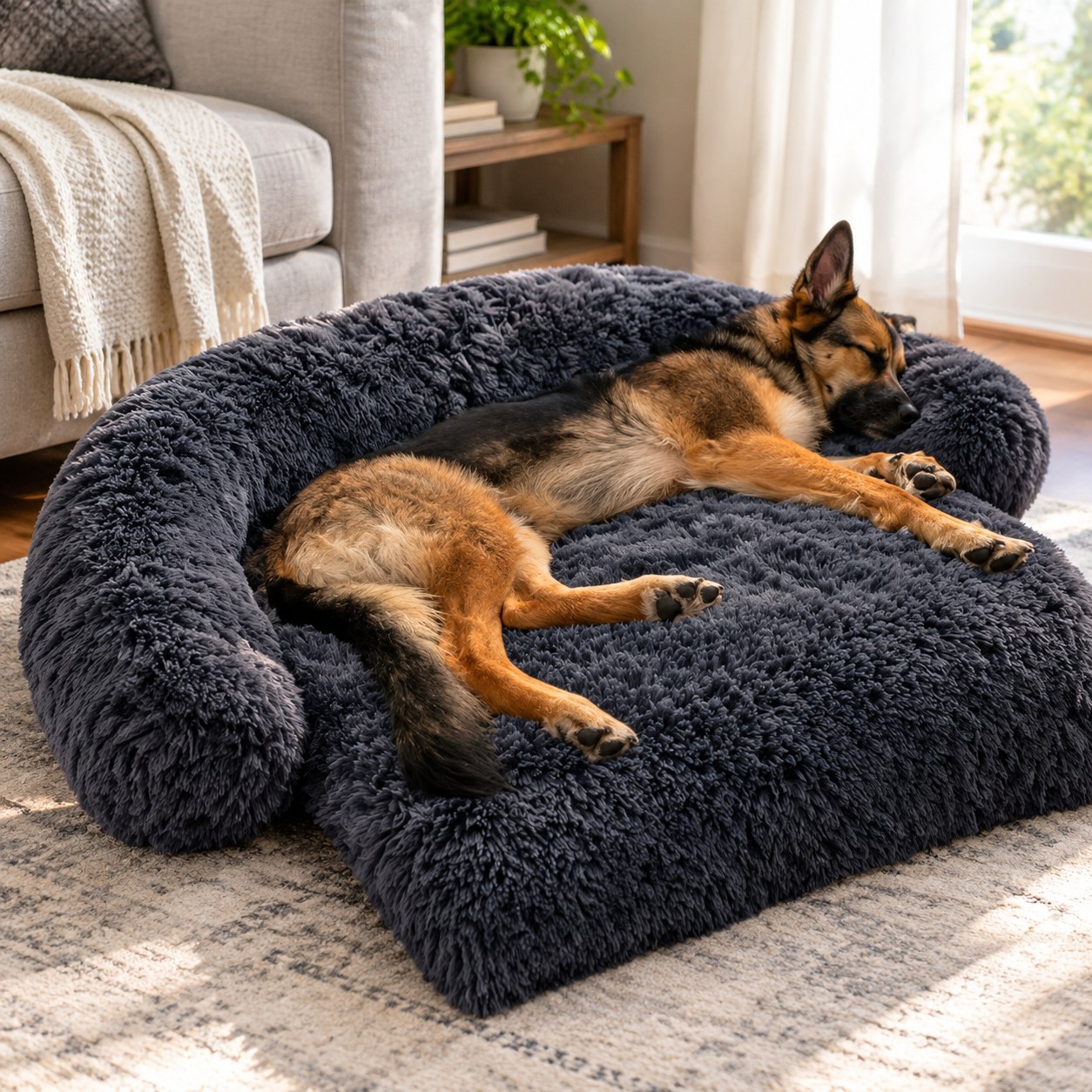 Fluffy Plush Dog Mat Fodoson P207 — Pet supplies