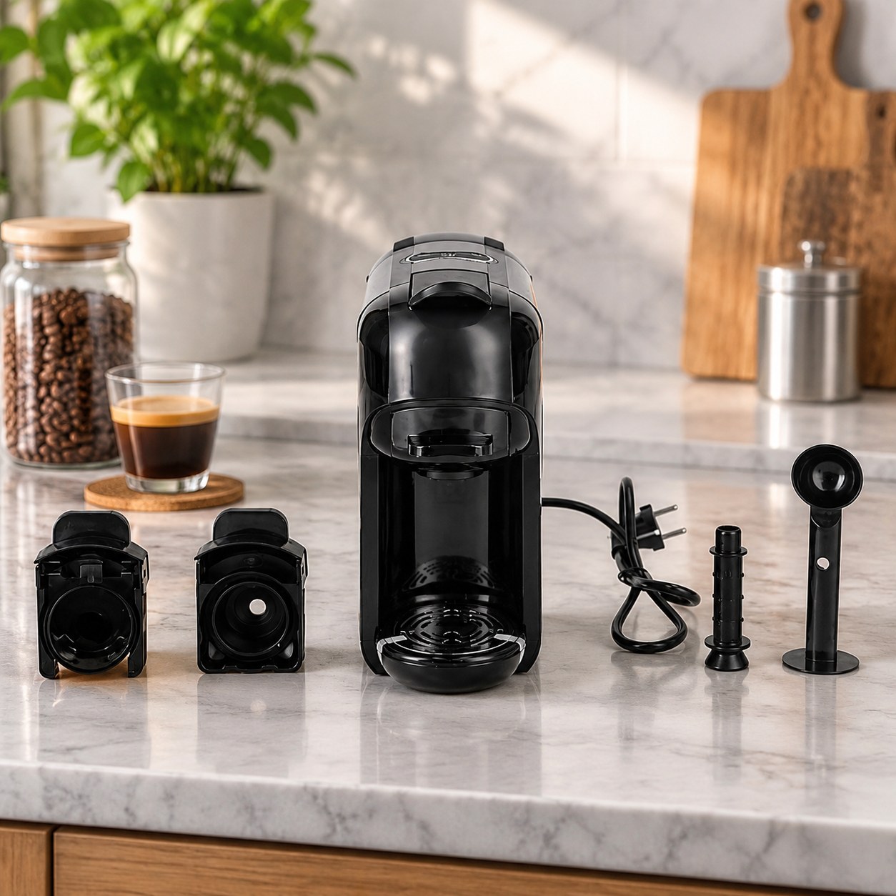 Capsule Coffee Machine Woosien Coffee Machine, Without Milk Frothing — Home appliances