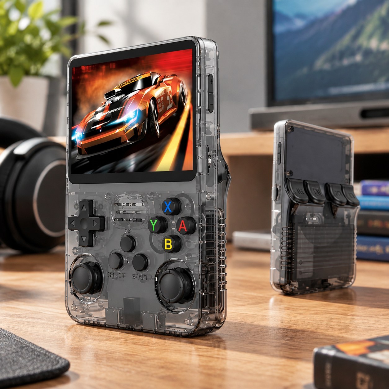 Nenurodyta Atvirojo kodo R36S Retro Handheld Video Game Console Linux System 3.5 Inch IPS Screen Portable Pocket Video Player R35S 64 GB Games — Computers