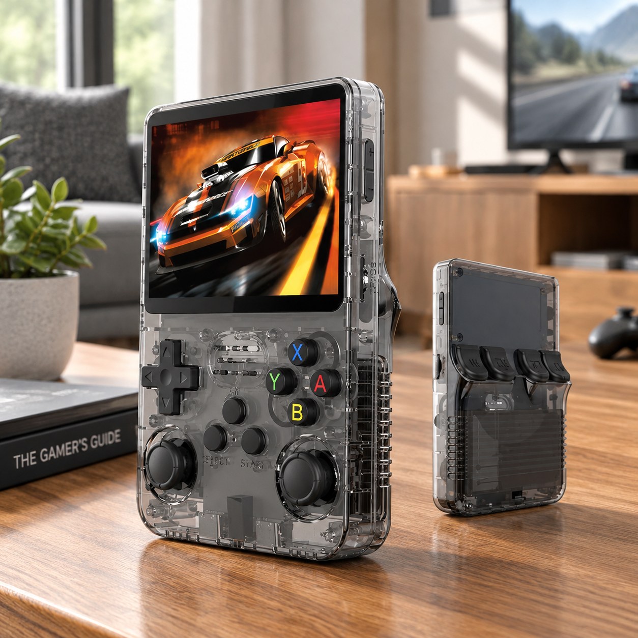 Nenurodyta R36S Retro Gaming Console Linux System 3.5 Inch IPS Screen R35s Pro Portable Pocket Video Player 64 GB Games — Computers