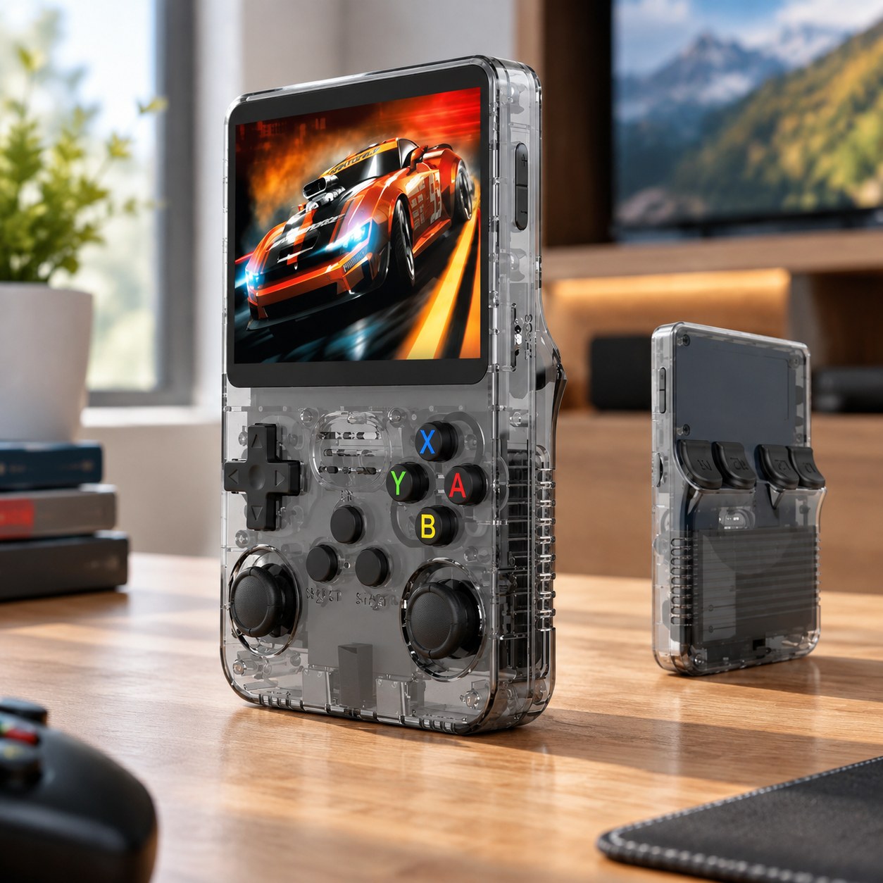 R36S Retro Gaming Console Linux System 3.5 Inch IPS Screen Portable Handheld Video Player 64 GB 10 - 000+ Games Gray No Card — Computers