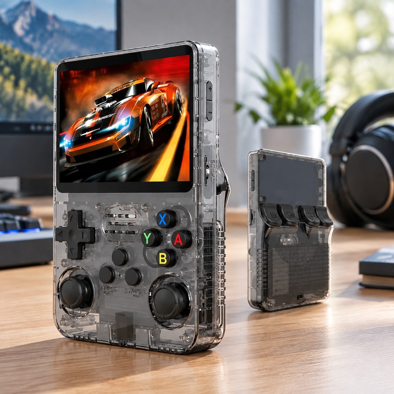 Nenurodyta Atvirojo kodo R36S Retro Handheld Video Game Console Linux System 3.5 Inch IPS Screen Portable Pocket Video Player 64 GB Games — Computers