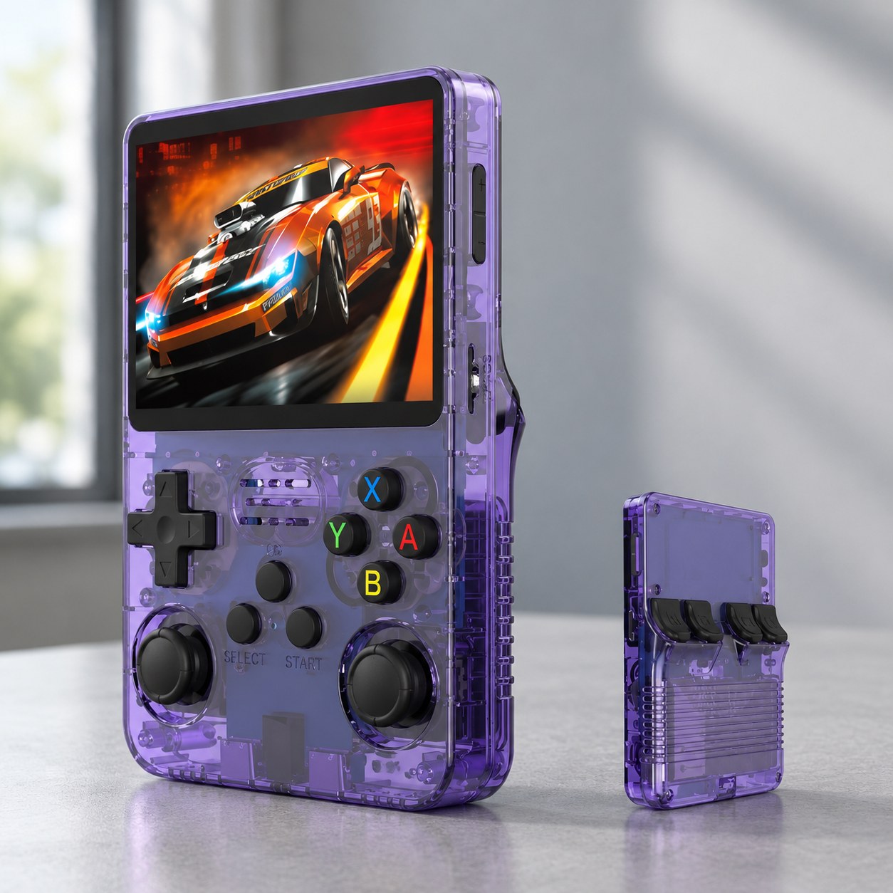 Nenurodyta R36S Retro Gaming Console Linux System 3.5-inch IPS Screen R35s Pro Portable Pocket Video Player 64 GB Games — Computers