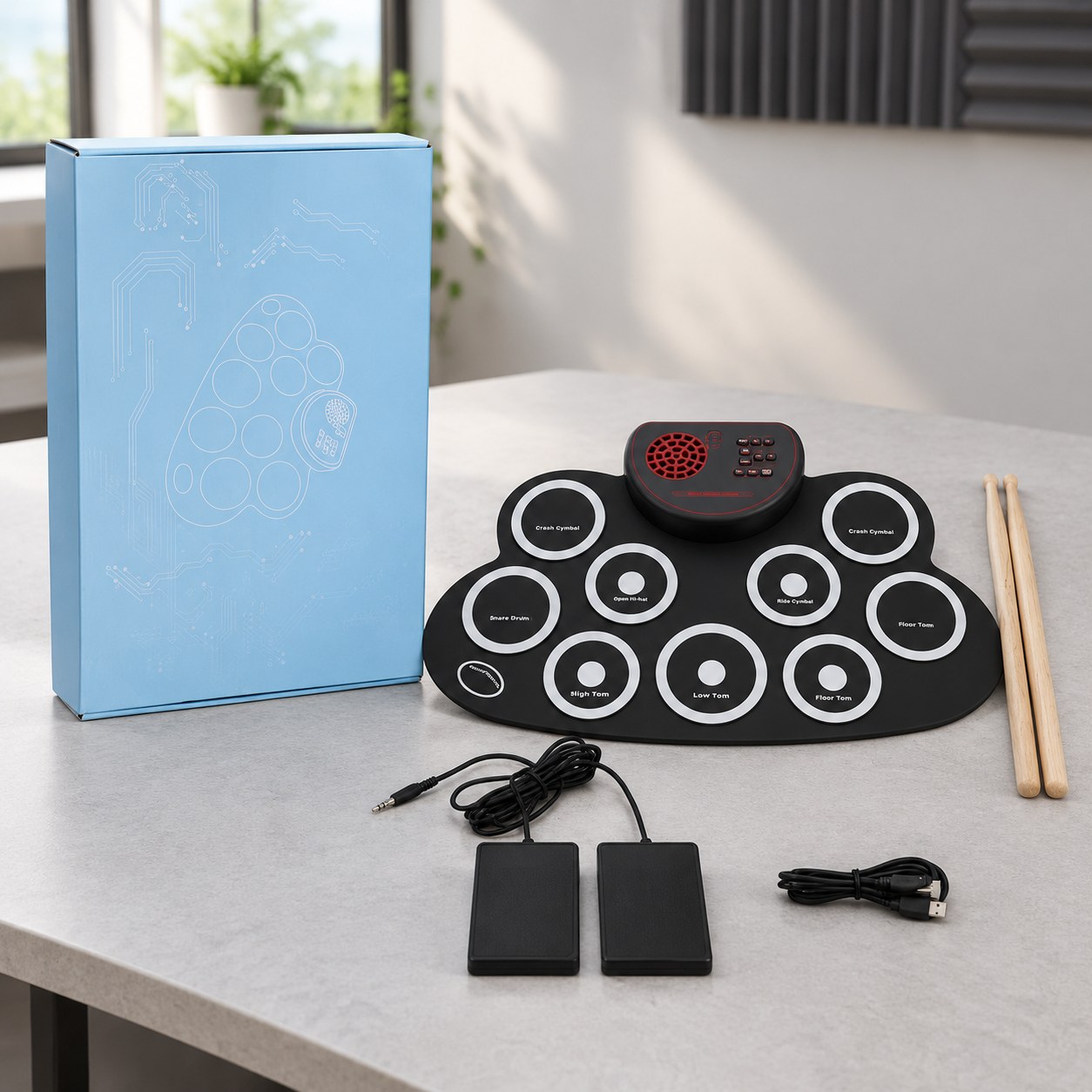 Nenurodyta Electronic Drum Set — TV, audio and video