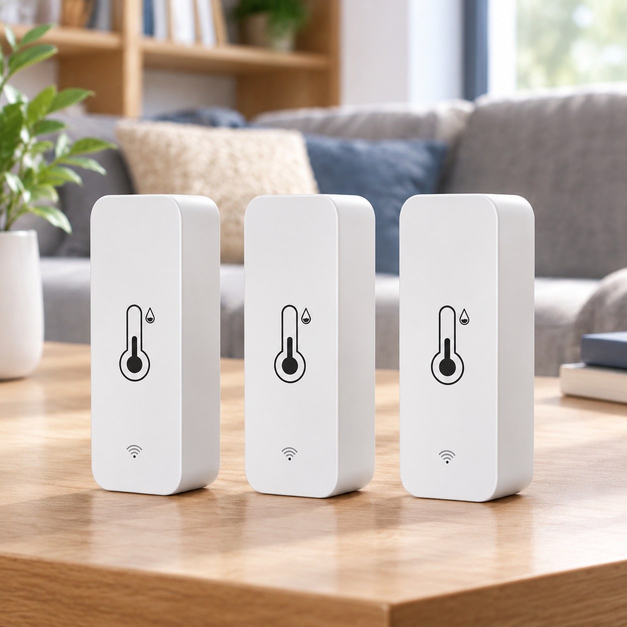 3x Tuya Wi-Fi Temperature and Humidity Sensor, Indoor Thermometer, Hygrometer - GSL — Plumbing, heating and climate