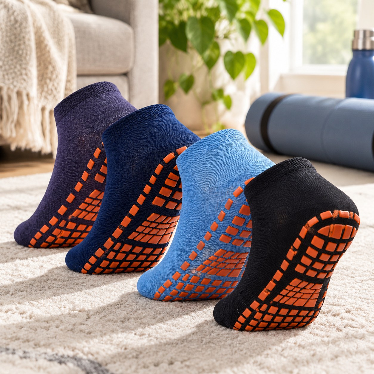 Nenurodyta Women's Socks, 4 Pairs, Size 36-39 — Clothing, shoes and accessories