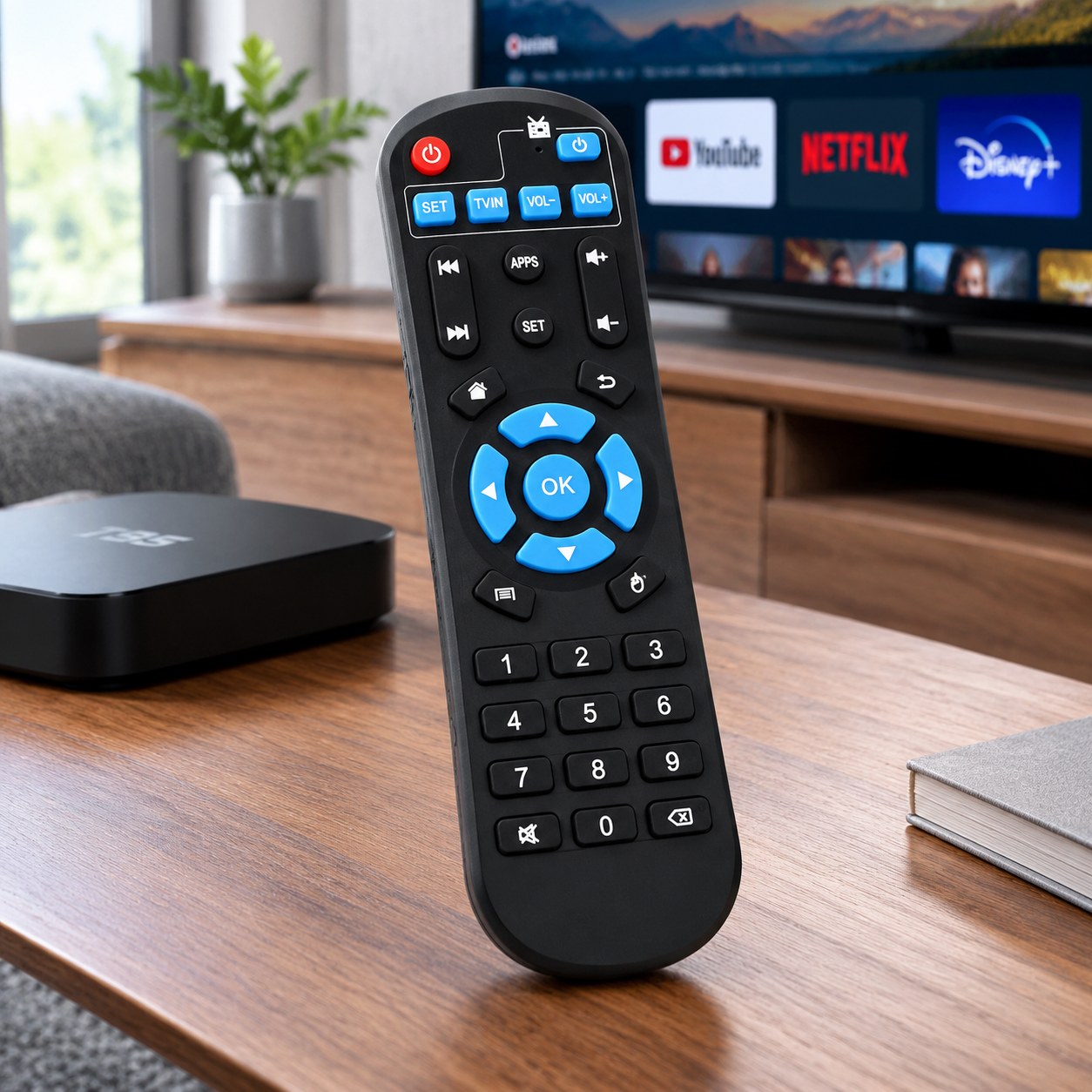 Dark Red Brand TV and Smart TV Accessory Universal Remote Control for Smart TV Box T95 S912 T95z H96 X96 Max — TV, audio and video