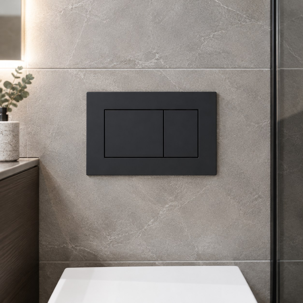 Geberit Sigma30 - Sigma30 control panel, matte black — Plumbing, heating and climate